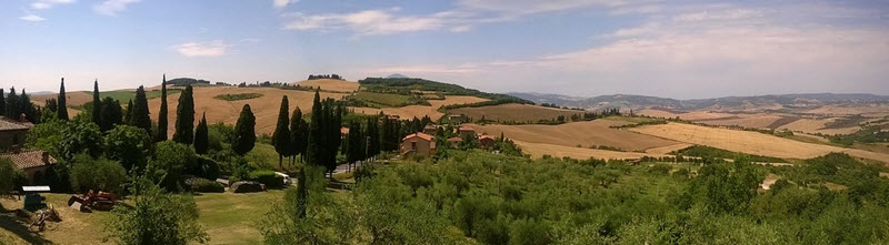 tuscany fields